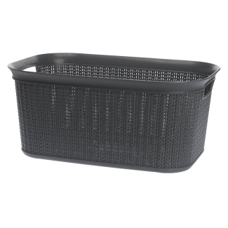 WILLOW laundry basket 27l 22764 graphite