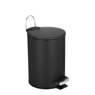 KEVIN round bathroom waste bin 3l 29054 black