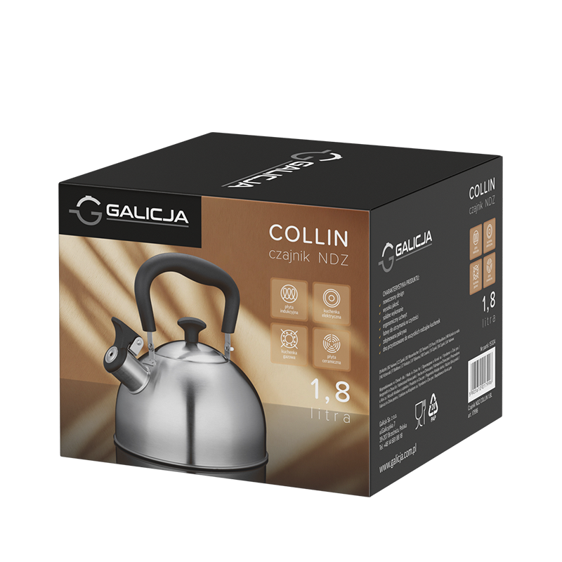 COLLIN stainless steel kettle 1.8l 17996 