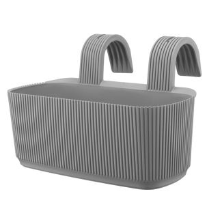 PERA 29388 balustrade flowerpot gray