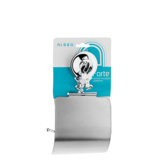 Toilet paper holder with flap FORTE 9941