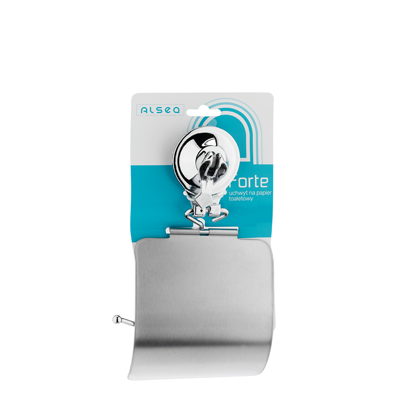 Toilet paper holder with flap FORTE 9941
