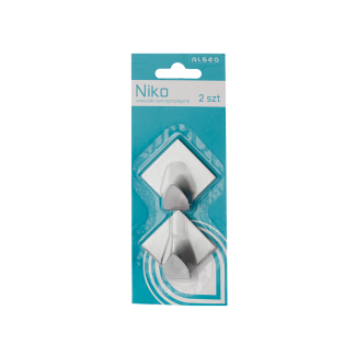 Set of self-adhesive rhombus hangers NIKO 2 pieces 8447