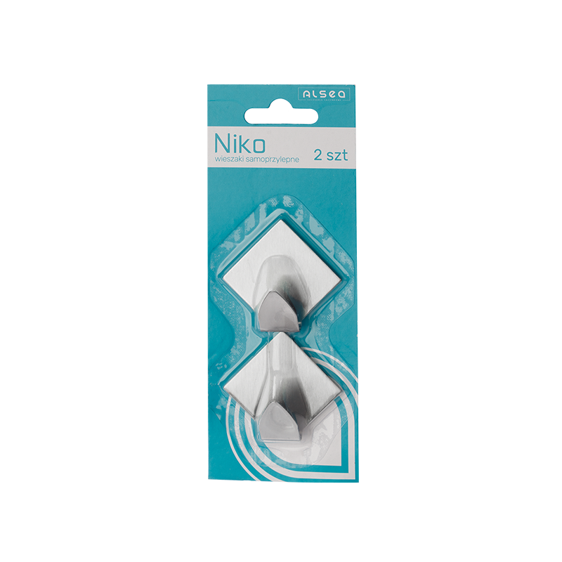 Set of self-adhesive rhombus hangers NIKO 2 pieces 8447