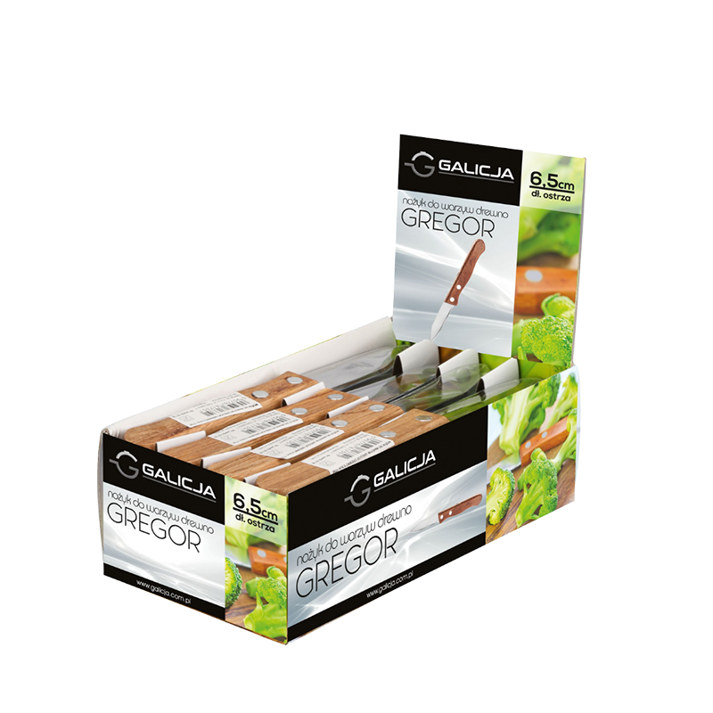 GREGOR wooden knife 15.5cm 1735 (display 20 pieces)
