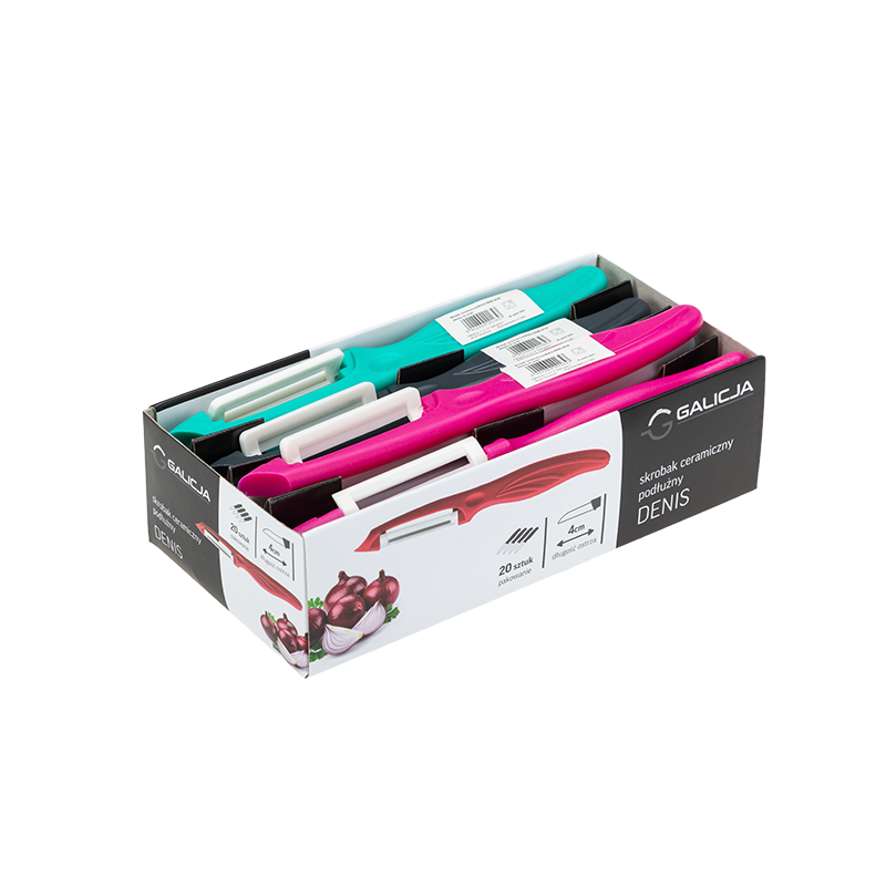 DENIS 20165 oblong ceramic scraper (display 20 pieces)