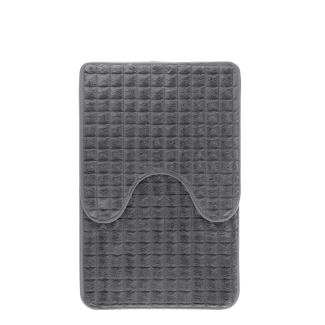 PANAMA bathroom mat set 45x70/45x45cm 2 pieces 06266 gray