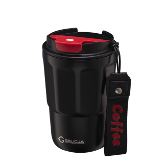 Thermal mug COFFEE 350ml 23058 black