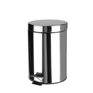 STILLO 5l 29434 round bathroom waste bin with pedal