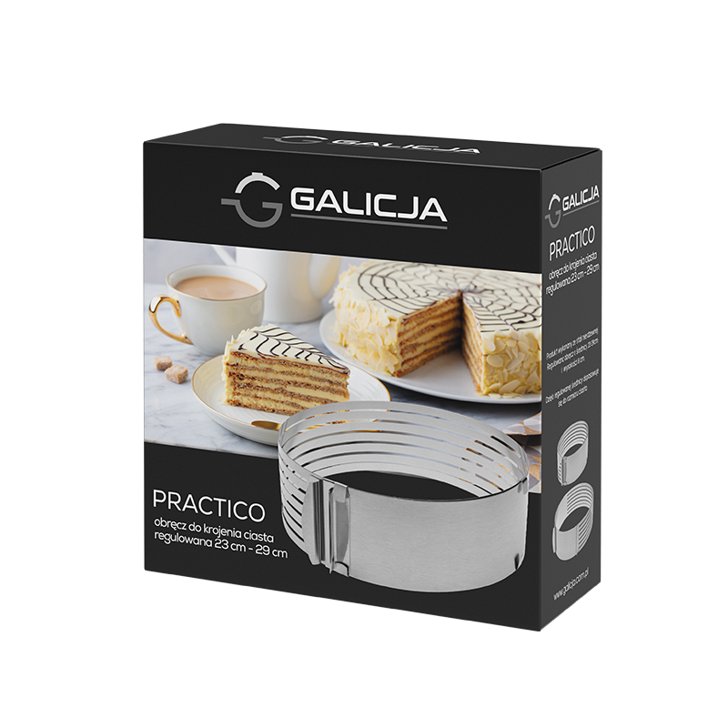 PRACTICO 28127 Adjustable Cake Cutting Ring