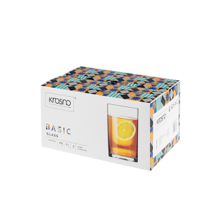 Set of BASIC PROSTA glasses 270ml 6 pieces