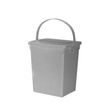 MELANIA detergent container 5l 25632 gray 