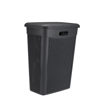 WILLOW laundry basket 43l 27236 graphite