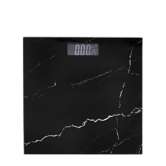 Bathroom scale MARBLE BLACK 28x28cm 18504