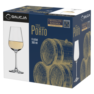 PORT WINE GLASS 360ml 6pcs 20987