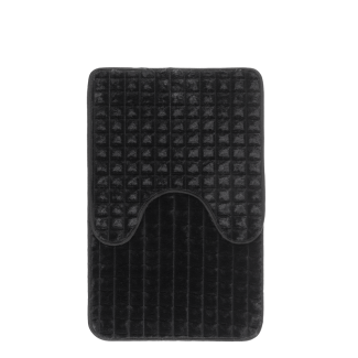 PANAMA bathroom mat set 45x70/45x45cm 2 pieces 06266 black
