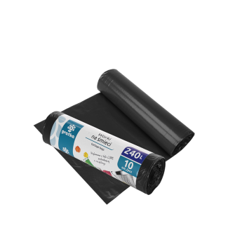 GRATKA Garbage bags 240l LDPE, 10 pcs. 10710