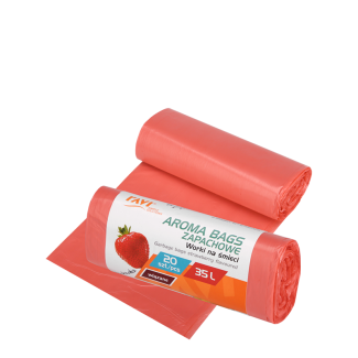 Aroma Bags tied garbage bags Strawberry 35 L, 20 pcs. 00751