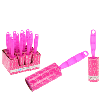 Clothes roller with print 41330 pink