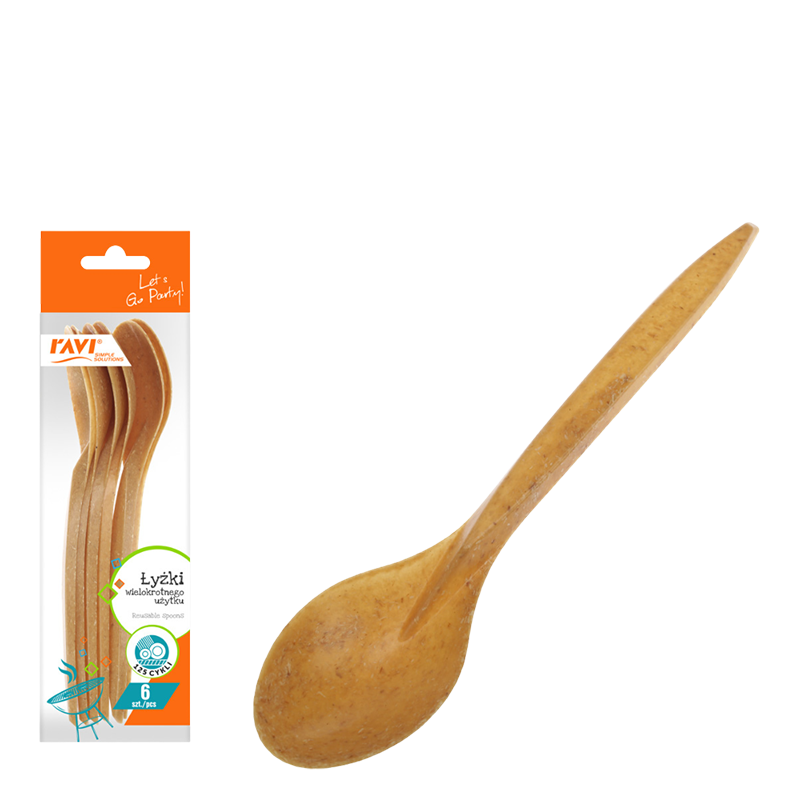 NJ Reusable Spoons 6 pcs 81327