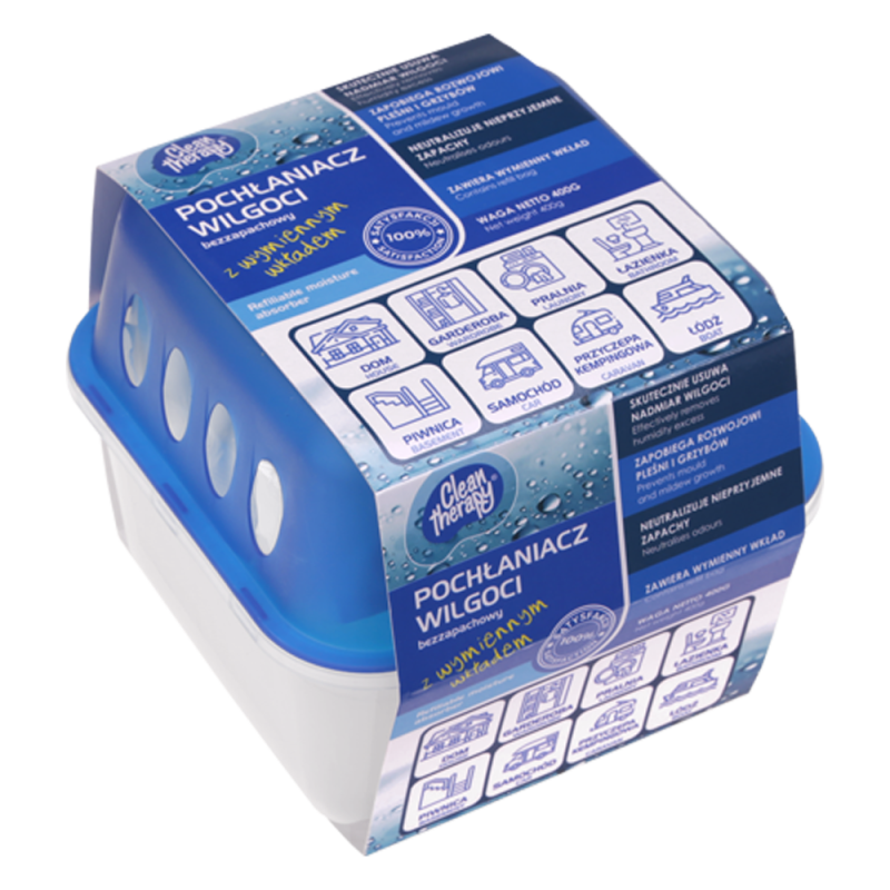 CT Moisture absorber with replaceable insert, odorless, 400g, 21984