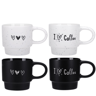 GRANITE 340 ml mug made of New Bone porcelain 81462