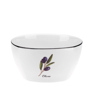 PROVENCE 800ml porcelain bowl New Bone 81477 pattern Olives