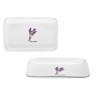 PROVENCE platter 20cm made of New Bone porcelain 81480 pattern Lavender