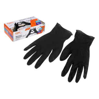 BLACK nitrile gloves 100 pcs. L 10921