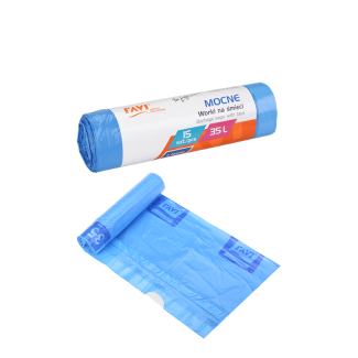 Garbage bags with tape 35l, 15 pcs. 00713