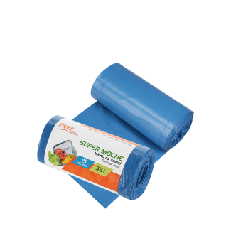 Garbage bags 35l 52x57cm/15pcs LDPE 10705