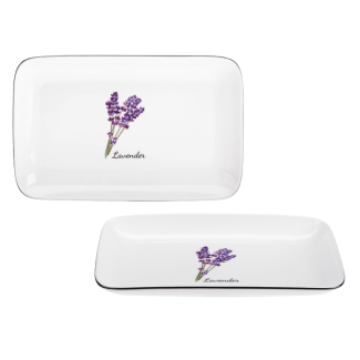 PROVENCE platter 30cm made of New Bone porcelain 81486 pattern Lavender