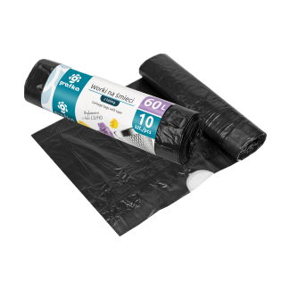 GRATKA Garbage bags with tape 60 L, 10 pcs. 00792