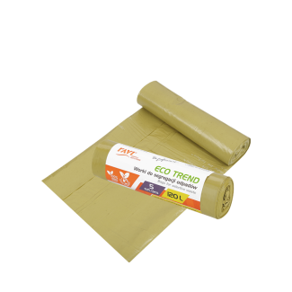 Eco Trend bags 120L, 5 pcs. plastic (yellow) 00742