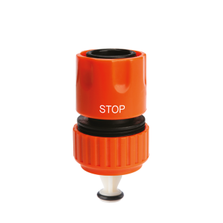 Quick connector with AQUA stop 3/4 inch 25185 (display 30 pieces)