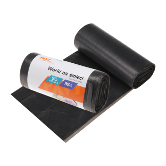 Garbage bags 35l 50x60cm 50pcs HDPE 00702
