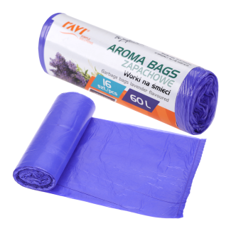 Aroma Bags tied garbage bags Lavender 60 L, 16 pcs. 00752
