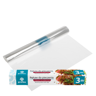 GRATKA Baking sleeve with clips 3mx29cm