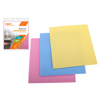 Cellulose cloths 18x19cm 3pcs 10406