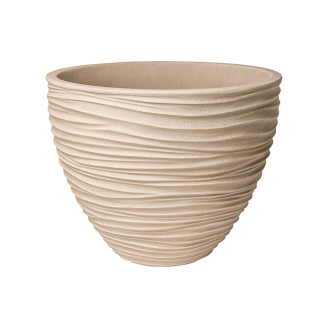 Round flowerpot SAND 40x31cm/24l 07171 beige