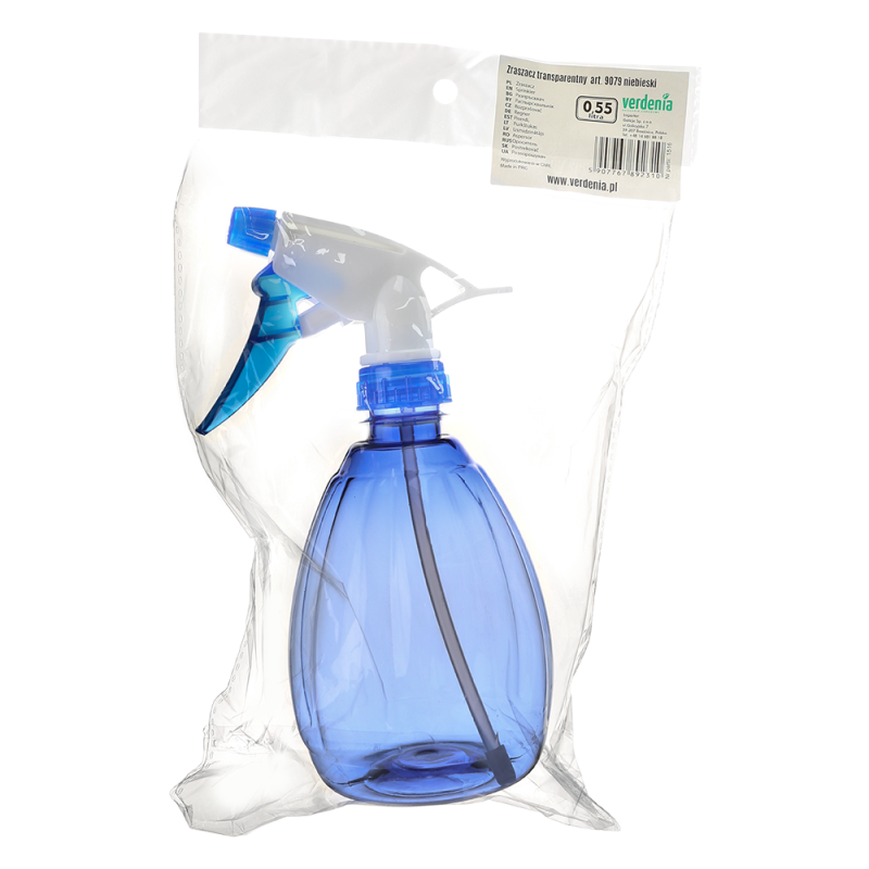 FLORA transparent sprinkler 550ml 9079 blue