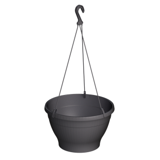 MELROSE hanging flowerpot 26cm 07904 anthracite