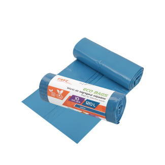 Eco Bags 120L, 10 pcs. blue (paper) 00783