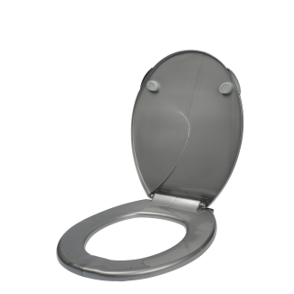 Universal toilet seat, diamond shape