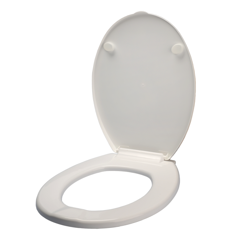 Toilet seat with print