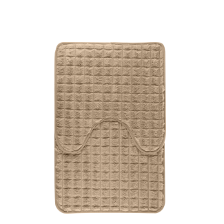PANAMA bathroom mat set 45x70/45x45cm 2 pieces 06266 dark beige