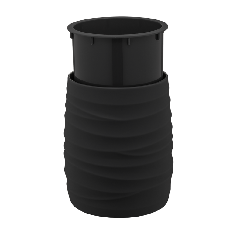 AZURO 13271 toilet brush black
