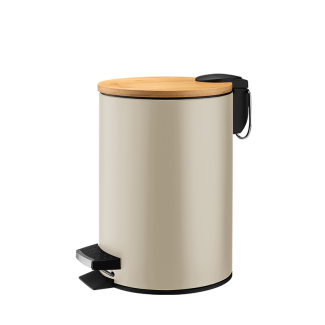 DASTIN round bathroom waste bin 3l 27695 beige