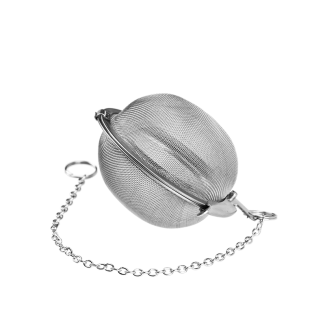 Stainless steel tea infuser with chain 4.5cm 20067