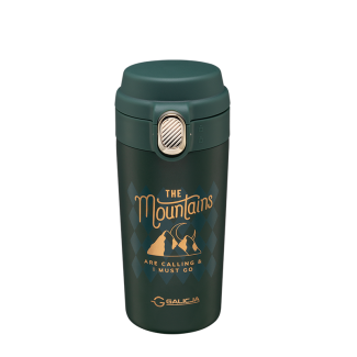 MOUNTAINS thermal mug 350ml 23089 green